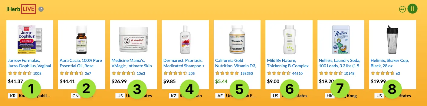 iHerb Vitamins and Supplements