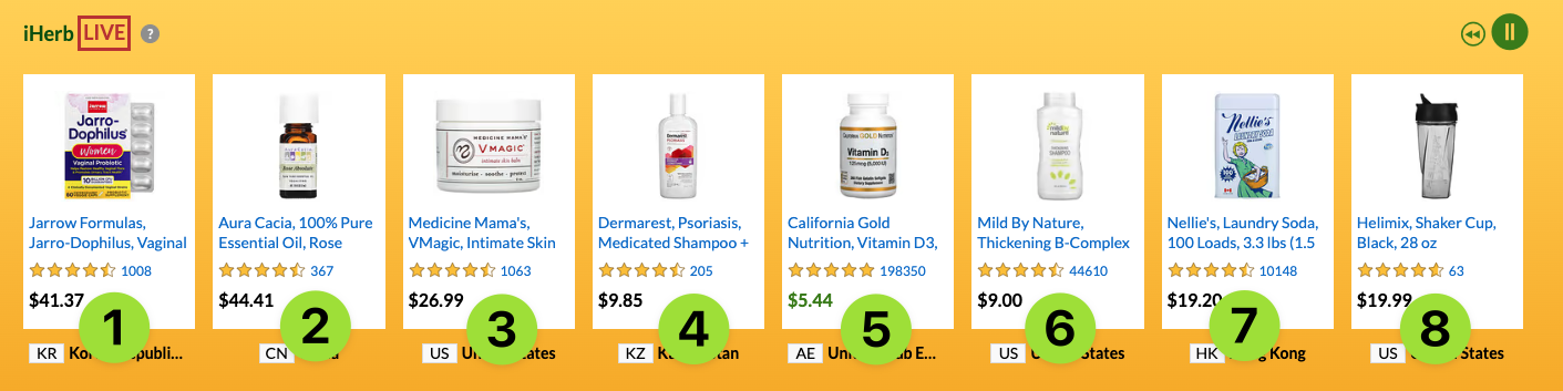 iHerb Vitamins and Supplements