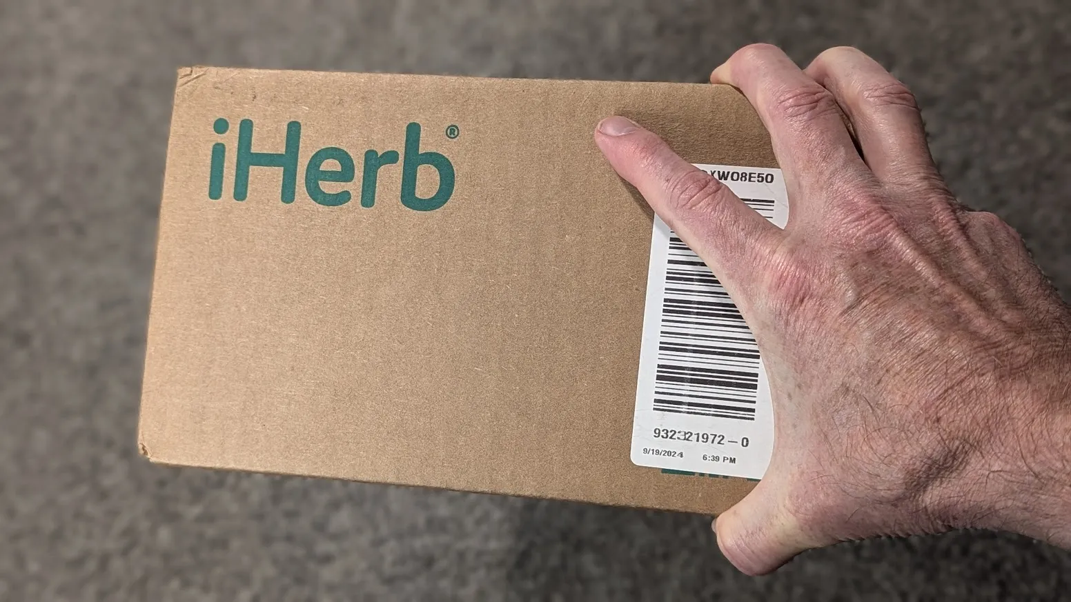 Unboxing our iHerb order